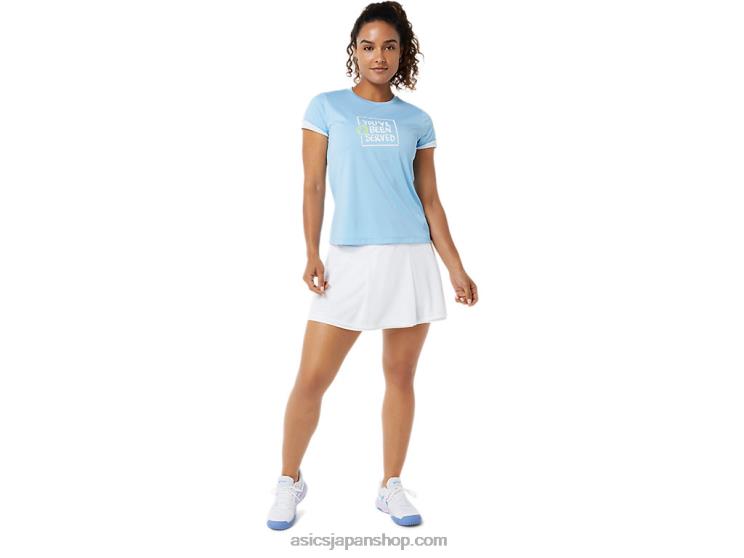 ウィメンズコートグラフィックTシャツ L20V3491Asics 北極の空