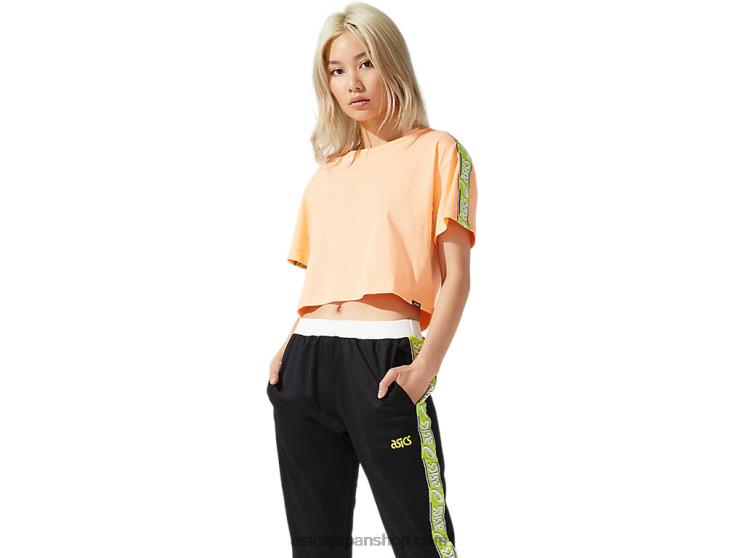 レディース ジャージ グラフィック 半袖 T シャツ L20V3943Asics 夏の砂丘