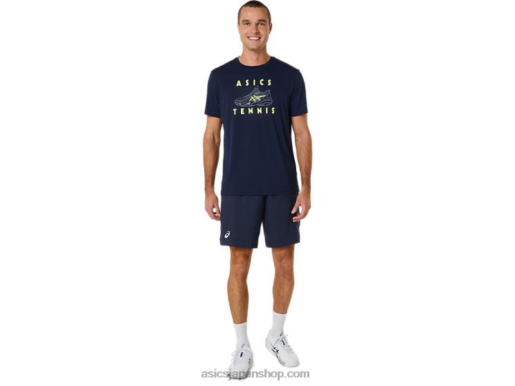 メンズコートシューズグラフィックTシャツ L20V520Asics 夜中