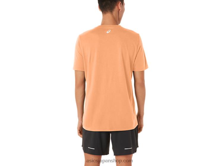 ストライプ半袖Tシャツ L20V70Asics 夏の砂丘