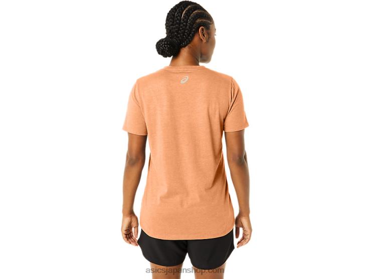 女性のストライプのVネック L20V2349Asics 夏の砂丘