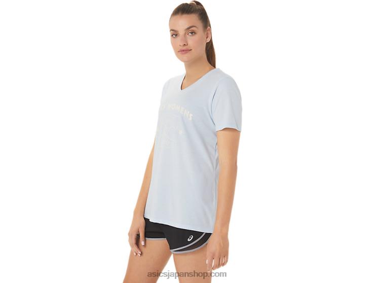 女性用ランクラブ Vネック L20V3066Asics 柔らかい空
