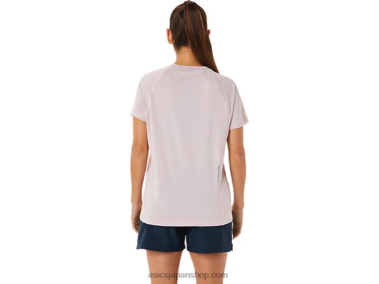 女性用レディセット ライト Vネック L20V3264Asics かろうじてローズヘザー