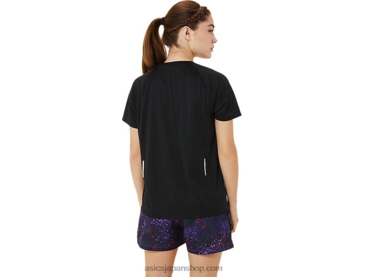 女性用レディセット ライト Vネック L20V3498Asics パフォーマンスブラック