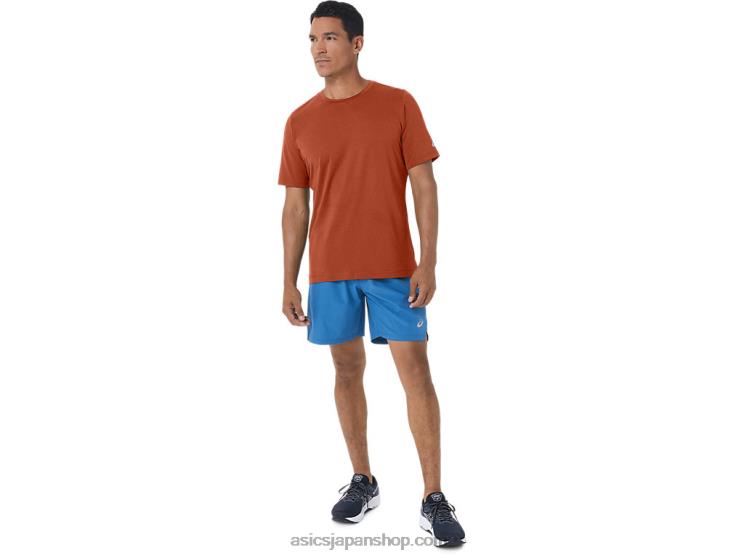 メンズ半袖hthrテックトップ L20V163Asics スパイスラテヘザー