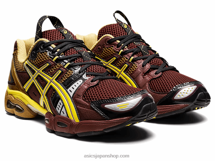 ub3-s ゲルニンバス 9 L20V1252Asics ラムレーズン/グリーンシーン