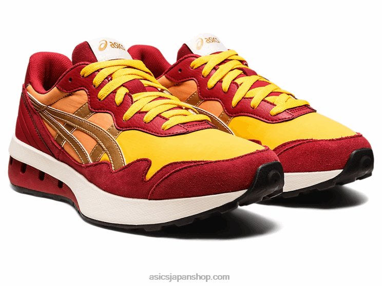 ジョガーx81 L20V1093Asics ハニー/バーガンディ
