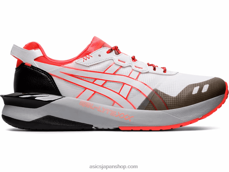 ジェルライトxxx L20V2092Asics ホワイト/フラッシュコーラル